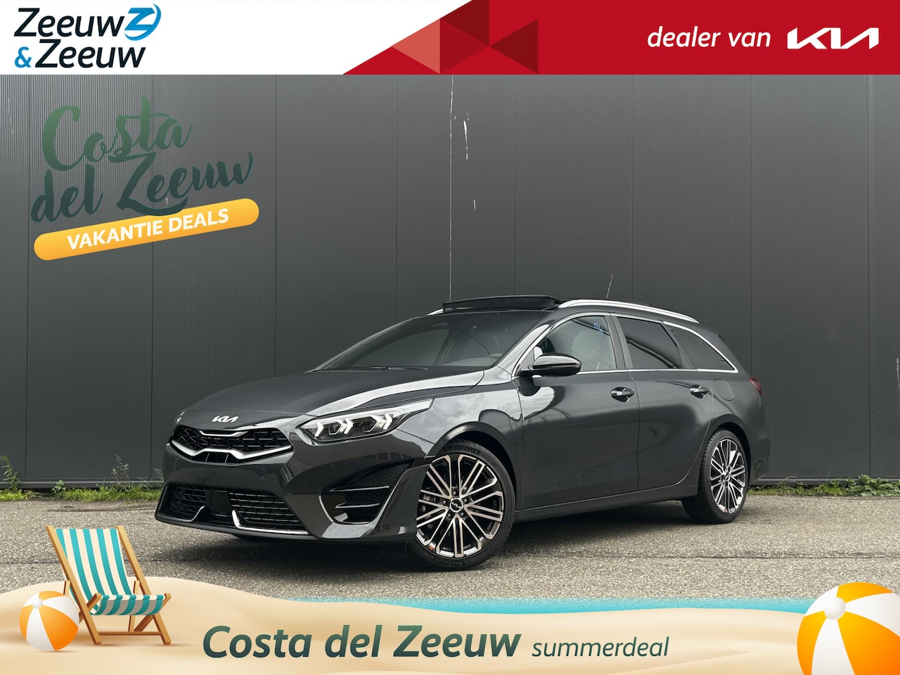 Kia Cee'd Sportswagon - Ceed GT Plusline NIEUW TE BESTELLEN | AUTOMAAT | 140 PK | PANO DAK ! INCLUSIEF € 4000,- KO - AutoWereld.nl