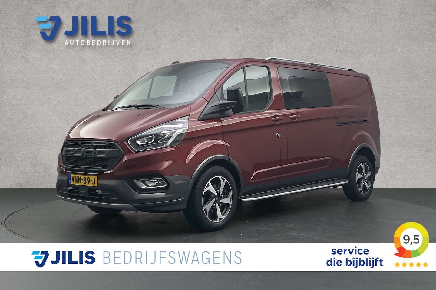 Ford Transit Custom - 2.0 TDCI L2 Limited DC Automaat | 2x schuifdeur | Camera | Trekhaak | Lederen bekleding - AutoWereld.nl