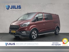 Ford Transit Custom - 2.0 TDCI L2 Limited DC Automaat | 2x schuifdeur | Camera | Trekhaak | Lederen bekleding