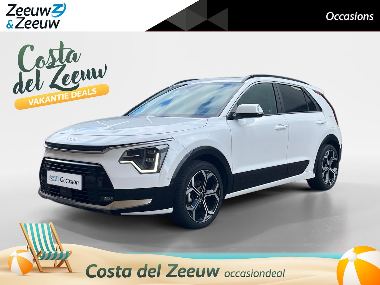 Kia Niro - 1.6i Hybrid ExecutiveLine Meeste luxe uitvoering | Metallic lak | Fabrieksgarantie t/m 1-6 - AutoWereld.nl