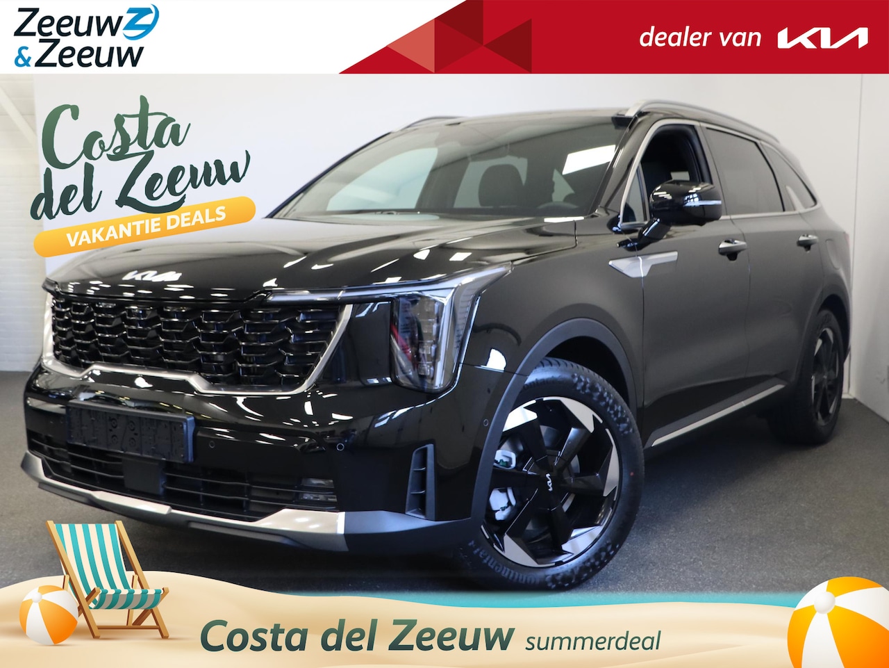 Kia Sorento - 1.6 T-GDi Hybrid 2WD ExecutiveLine 7p. | € 1.500 extra korting | Stuur- & Stoelverwarming - AutoWereld.nl