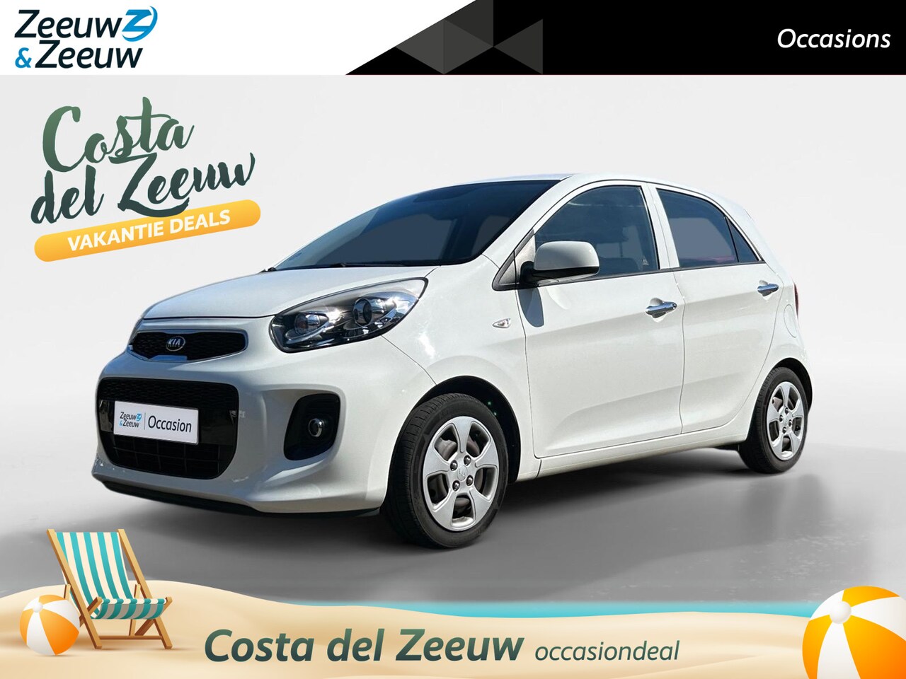 Kia Picanto - 1.2 CVVT DynamicLine | Bluetooth | Cruise control | Elektrische ramen v + a - AutoWereld.nl