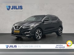 Nissan Qashqai - 1.3 DIG-T Tekna Automaat | Panoramadak | Half leder | Rondomzicht camera | LED | Verwarmde