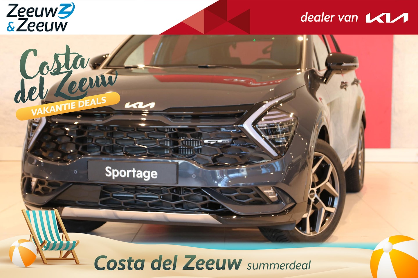 Kia Sportage - 1.6 T-GDi Hybrid GT-Line | Nieuw te Bestellen | Navi | Camera| Pano Dak | 19 Inch LM Velge - AutoWereld.nl