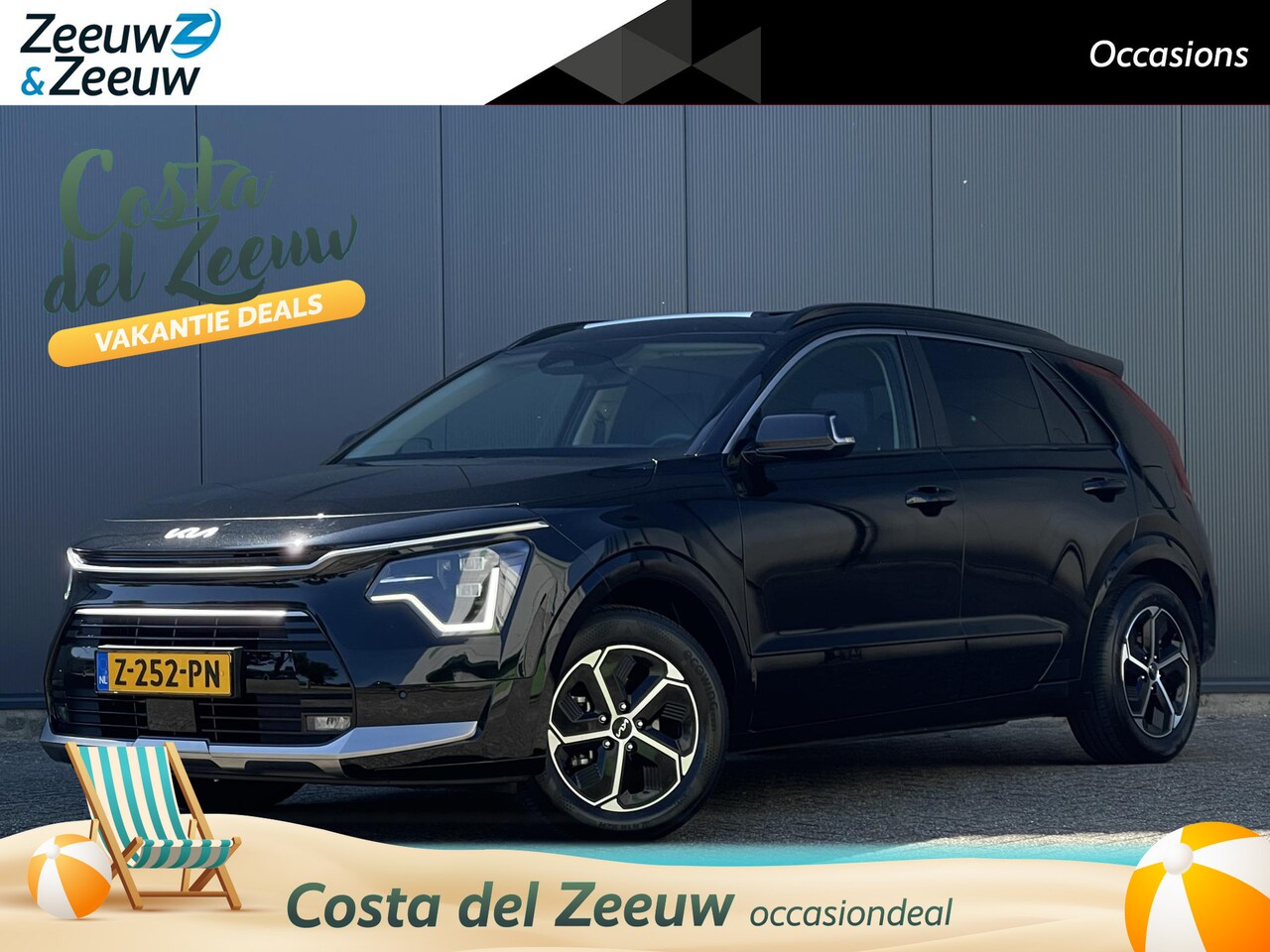 Kia Niro - 1.6 GDi Hybrid DynamicPlusLine | Navi | Clima | Camera | Schuif-/Kanteldak | Stoel-/Stuurv - AutoWereld.nl