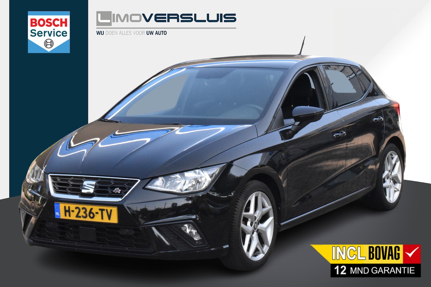 Seat Ibiza - 1.0 TSI FR Business Intense 1e Eigenaar | Navigatie | Camera | Carplay | 12 mnd BOVAG gara - AutoWereld.nl