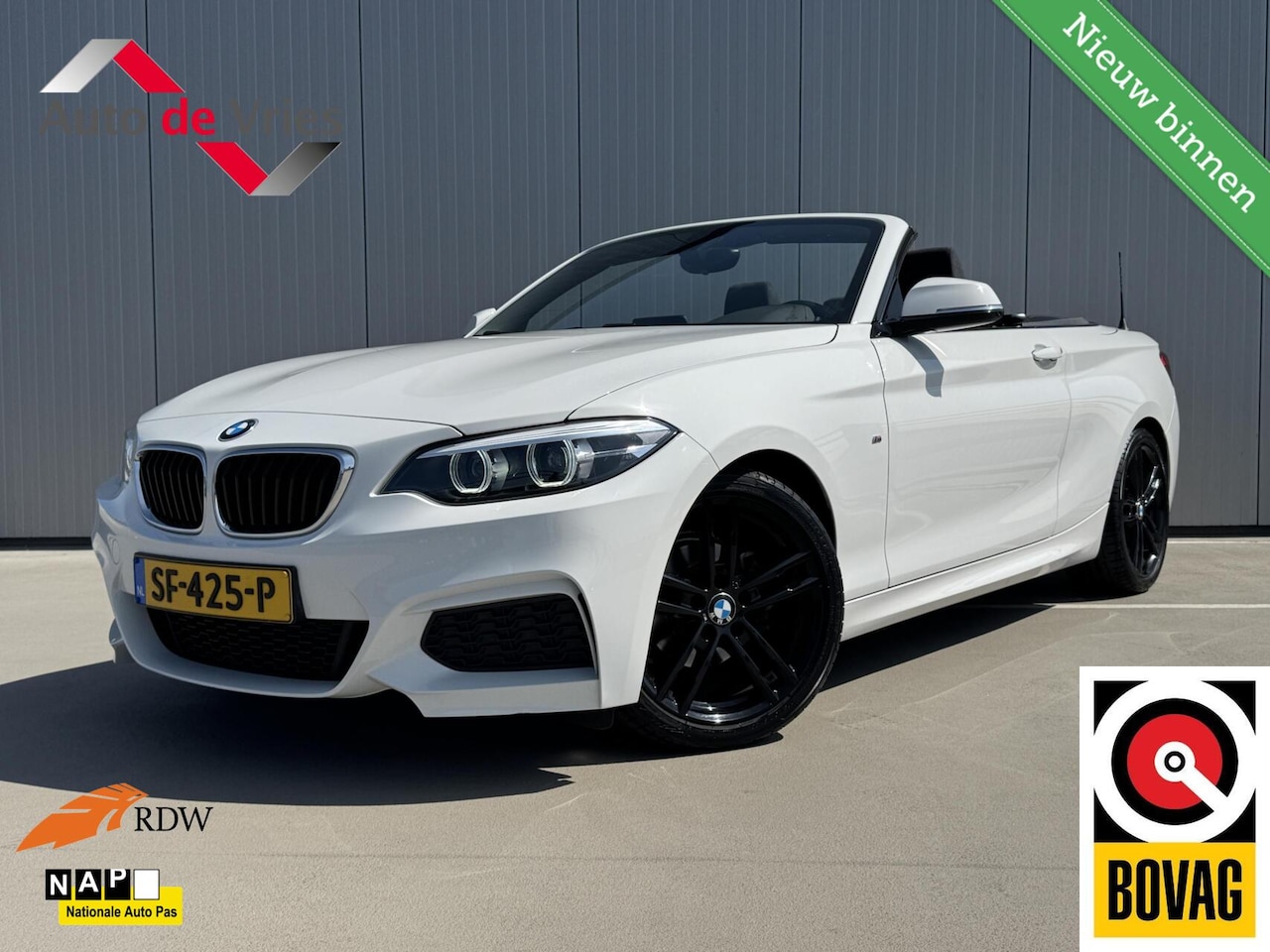 BMW 2-serie Cabrio - 218i Executive M-Sport|Navi|NL-Auto - AutoWereld.nl