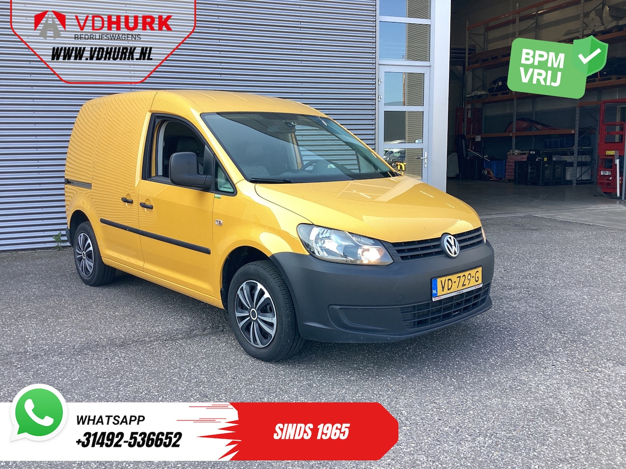 Volkswagen Caddy - 1.6 TDI Rijdt Goed/ DB-Riem V.V/ Cruise/ Airco/ Trekhaak - AutoWereld.nl