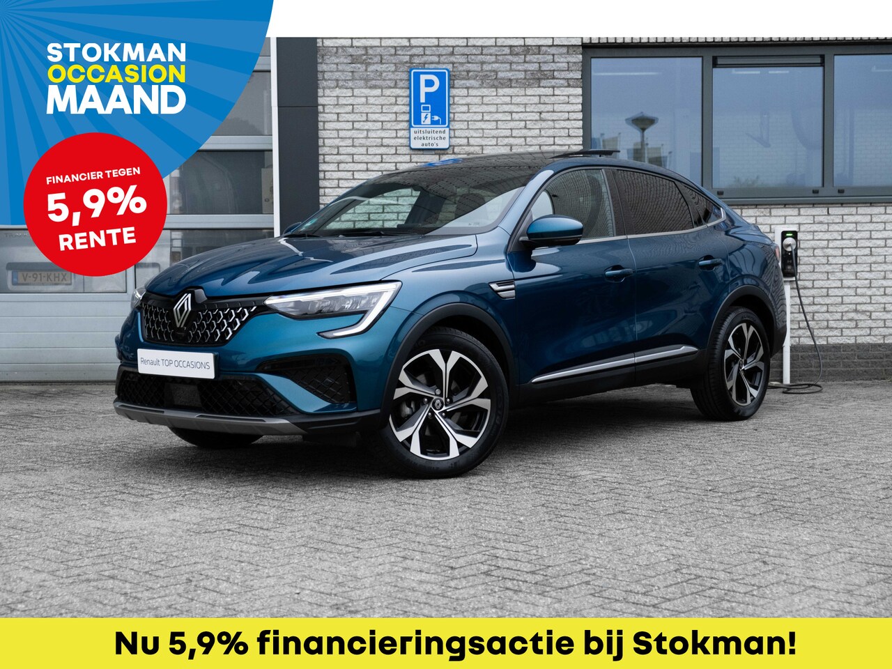 Renault Arkana - 1.6 E-Tech hybrid 145 AUT techno | Navigatie | Adaptive Cruise | Schuifdak | Climat Contro - AutoWereld.nl