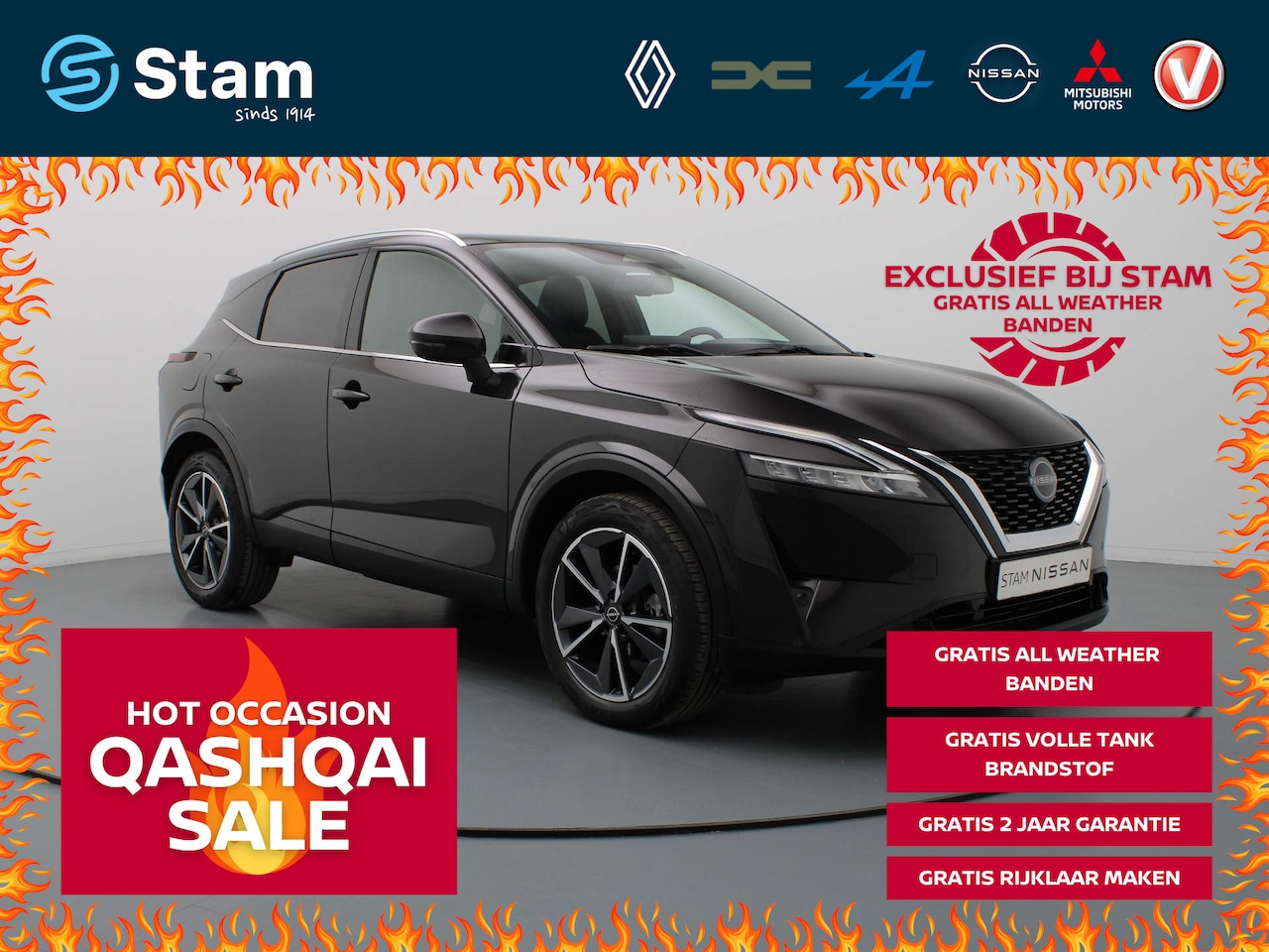 Nissan Qashqai - 158pk MHEV Xtronic Tekna Adapt. cruise | 360° Camera | Navi | Panoramadak - AutoWereld.nl