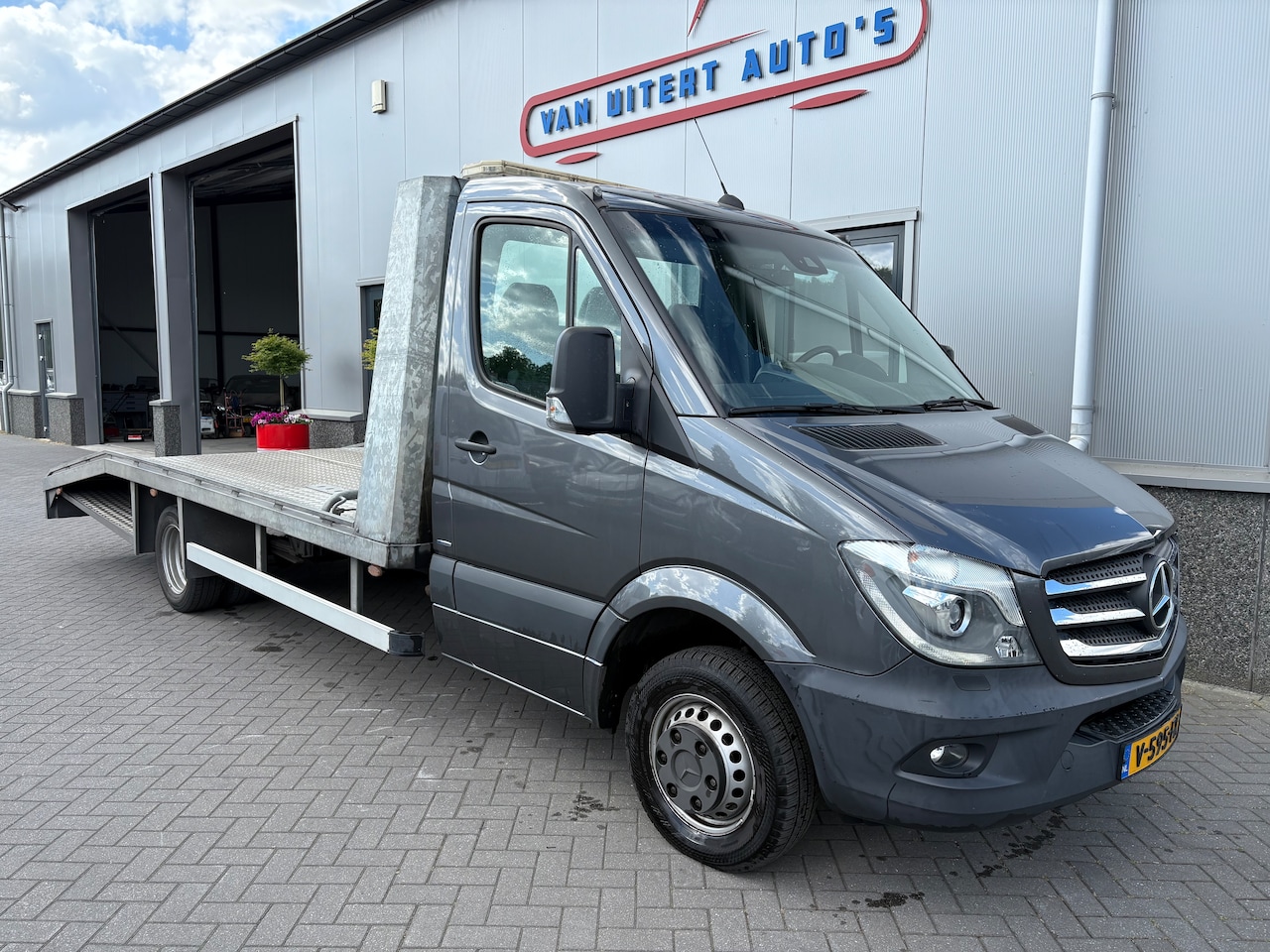 Mercedes-Benz Sprinter - 519 3.0 CDI 432 EURO 6 Oprijwagen/Autotransporter 1e Eigenaar - AutoWereld.nl