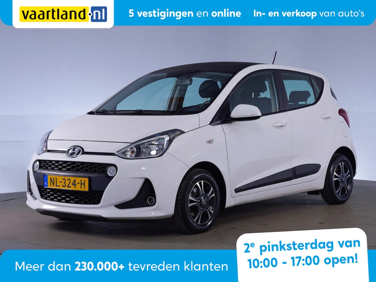 Hyundai i10 - 1.0i Go! 2017 [ navi carplay airco cruise ] - AutoWereld.nl