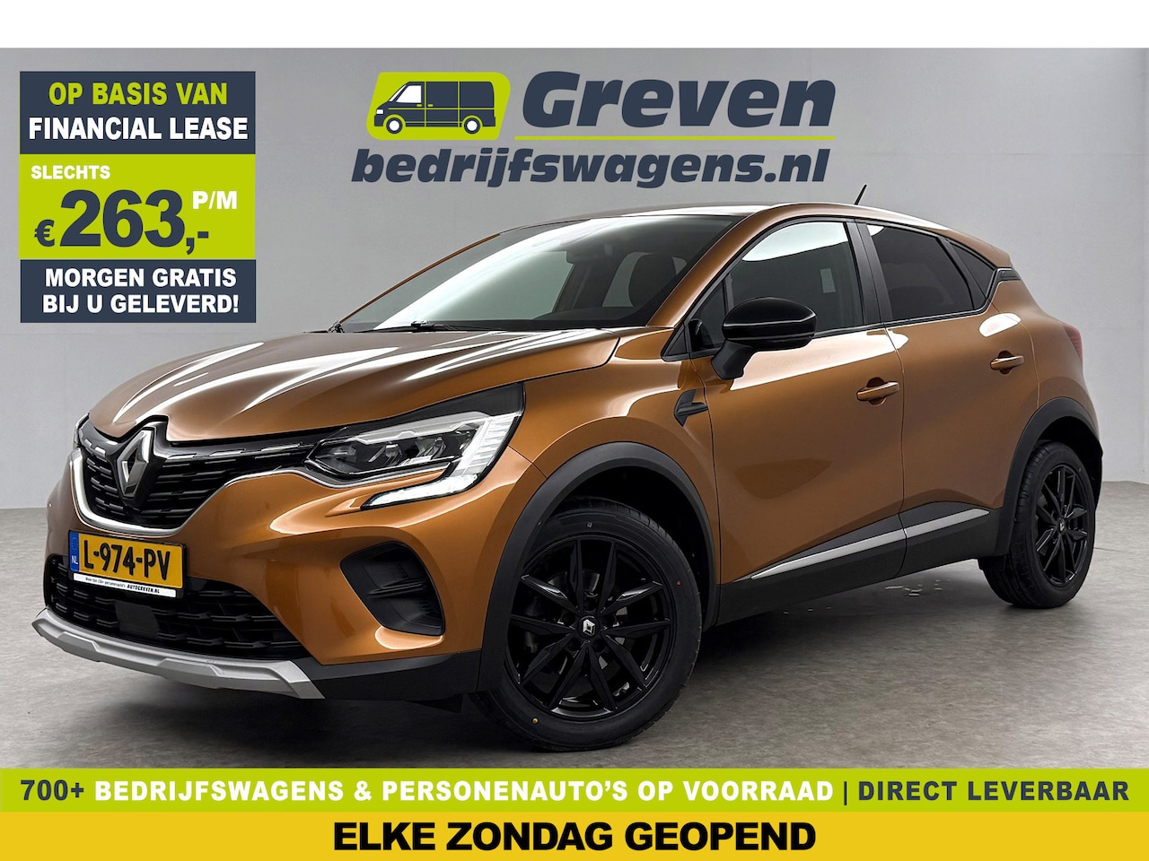 Renault Captur - 1.0 TCe Zen Clima Carplay LED Trekhaak PDC 17"LMV Stoelverwarming - AutoWereld.nl