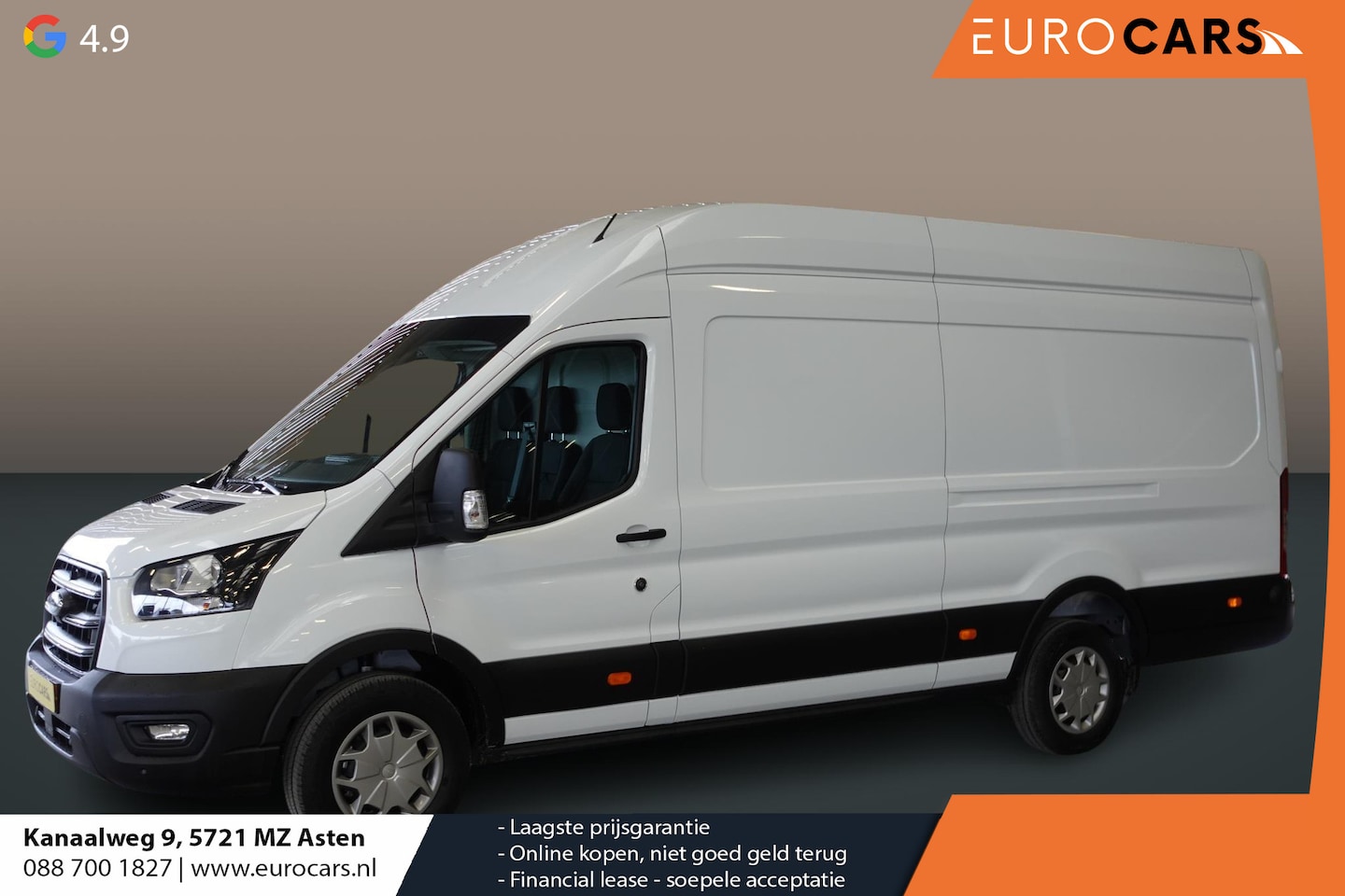 Ford Transit - 350 2.0 TDCI L4H3 Trend Navi Airco Cruise 3Zits Camera - AutoWereld.nl