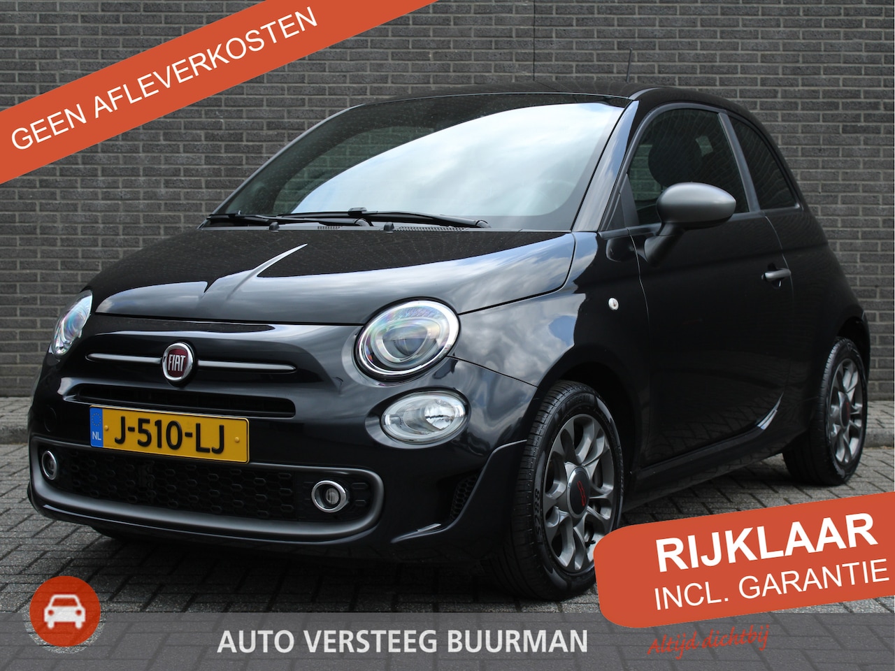Fiat 500 - 1.2 Star Automaat, Airco, Applecarpl./Andr. Auto, CruiseControl - AutoWereld.nl
