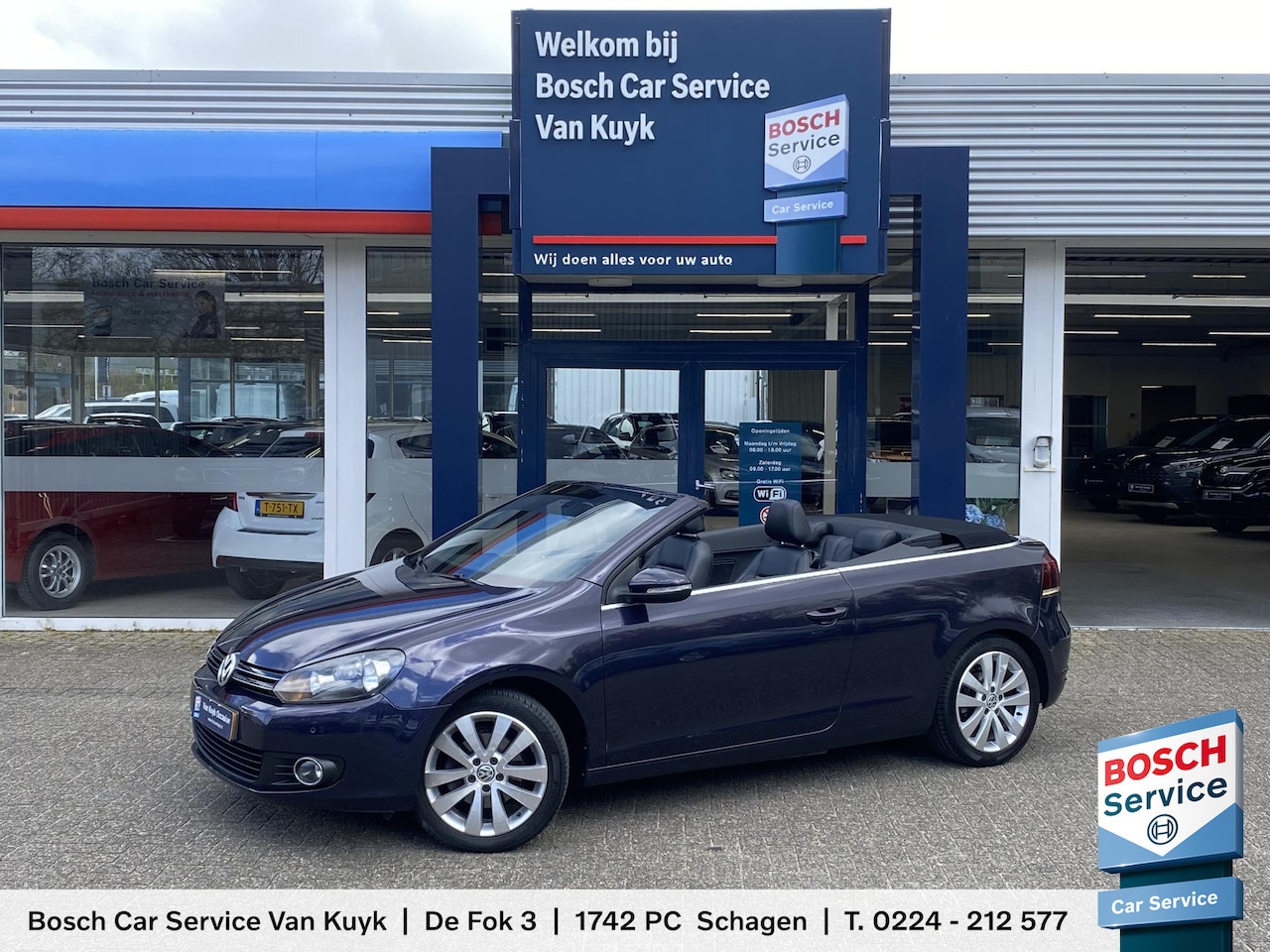 Volkswagen Golf Cabriolet - 1.2 TSI BlueMotion / NL-Auto / Vol-Leder / Stoelverwarming / Cruise-Control / Climate-Cont - AutoWereld.nl