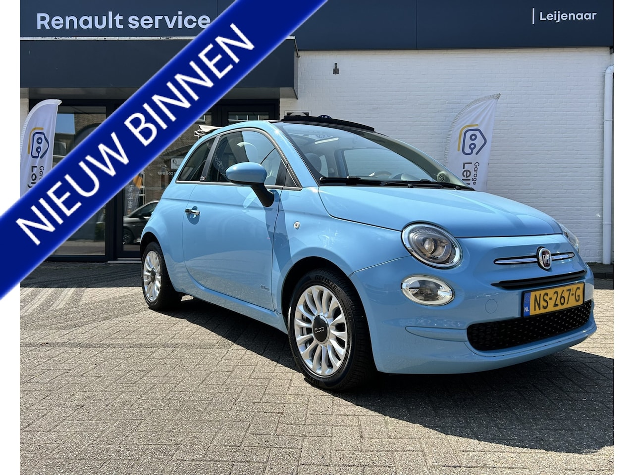 Fiat 500 C - 0.9 TwinAir Turbo Popstar | Airco | Elektrische ramen | Cabrio | - AutoWereld.nl