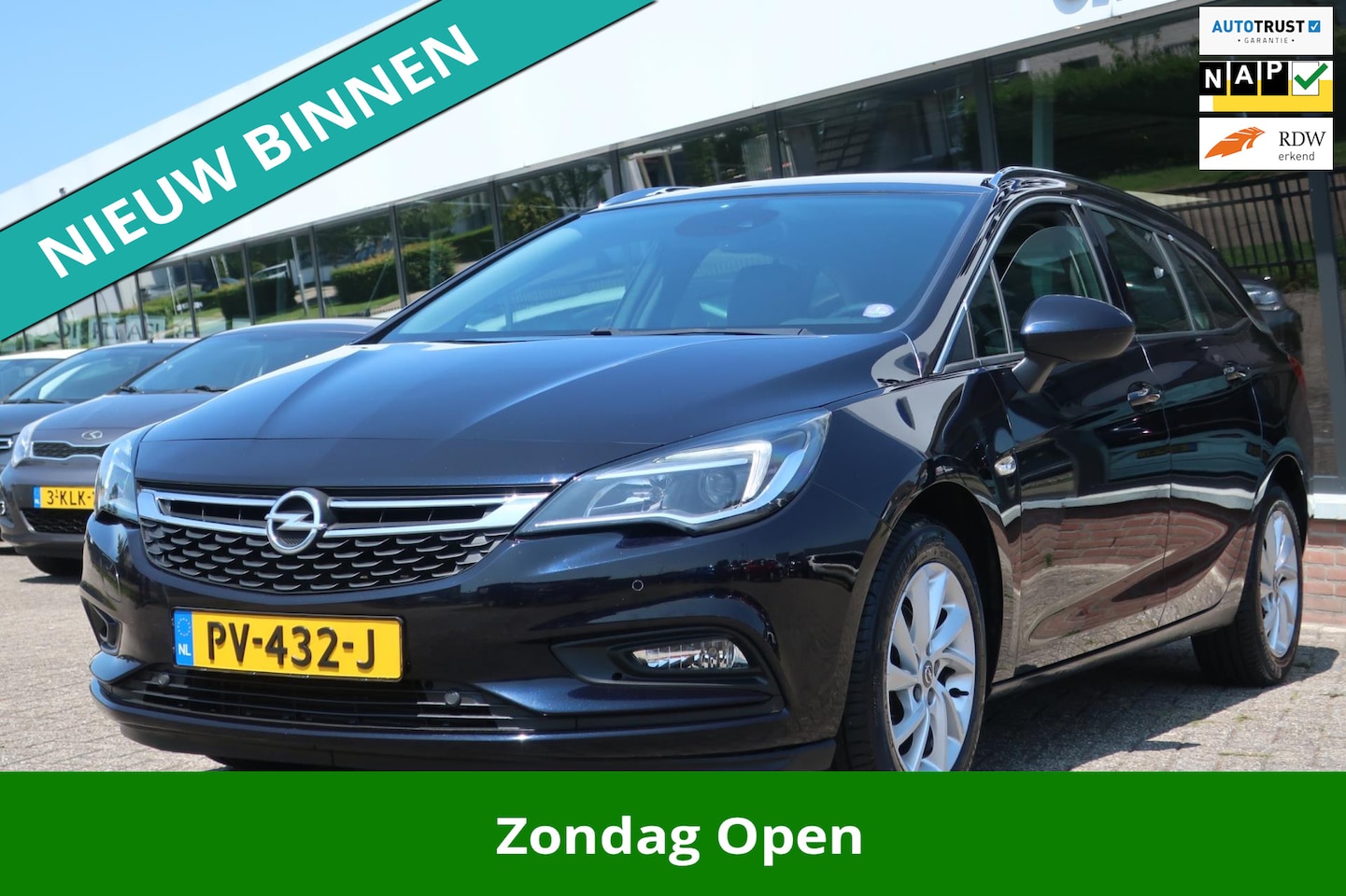 Opel Astra Sports Tourer - 1.4 Business Executive 2e EIG_LED_HUD-UP_KEYLESS_PDC V+A_TREKHAAK. - AutoWereld.nl