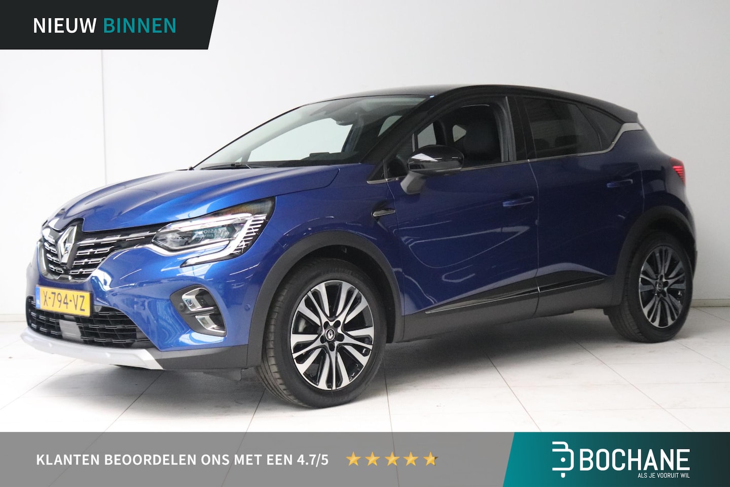 Renault Captur - 1.3 mild hybrid 160 iconic Clima/Navi/Leder - AutoWereld.nl