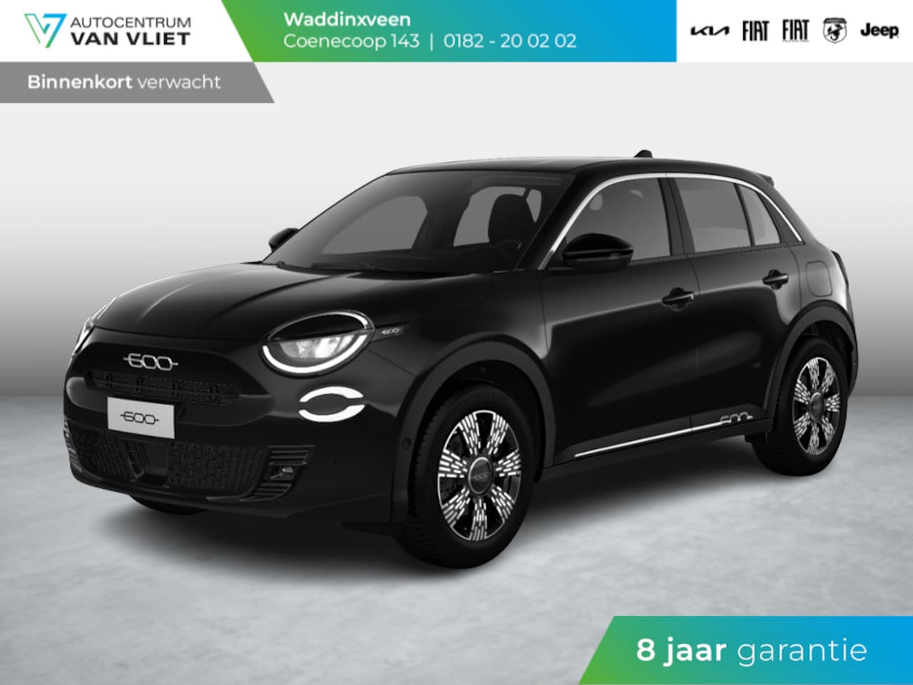 Fiat 600 - 1.2 Hybrid 110pk Black Edition | Uit voorraad leverbaar ! - AutoWereld.nl