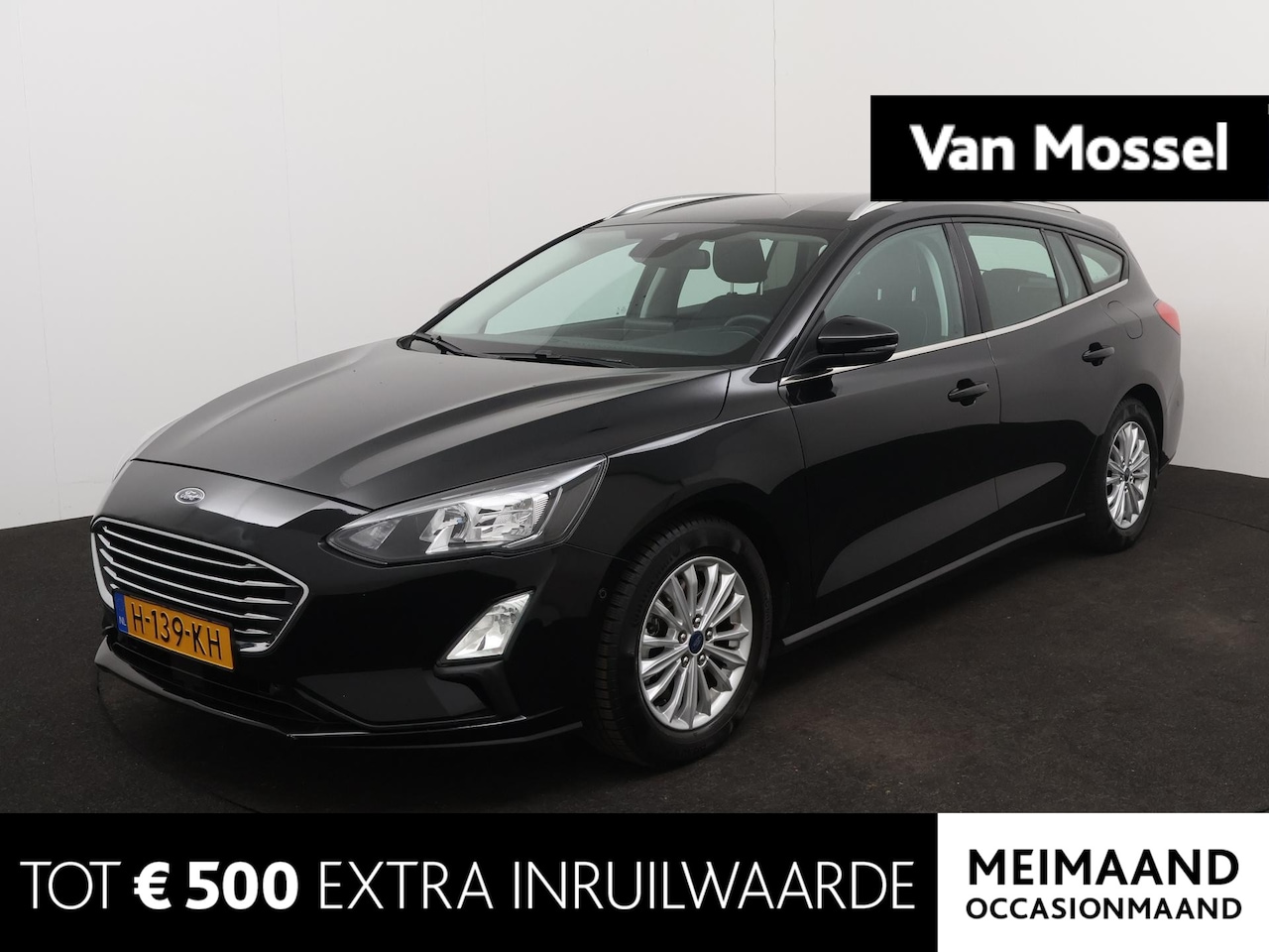Ford Focus Wagon - 1.0 EcoBoost Titanium Business | LMV | NAVIGATIE | DAB | APPLE CARPLAY | AGATE BLACK | - AutoWereld.nl