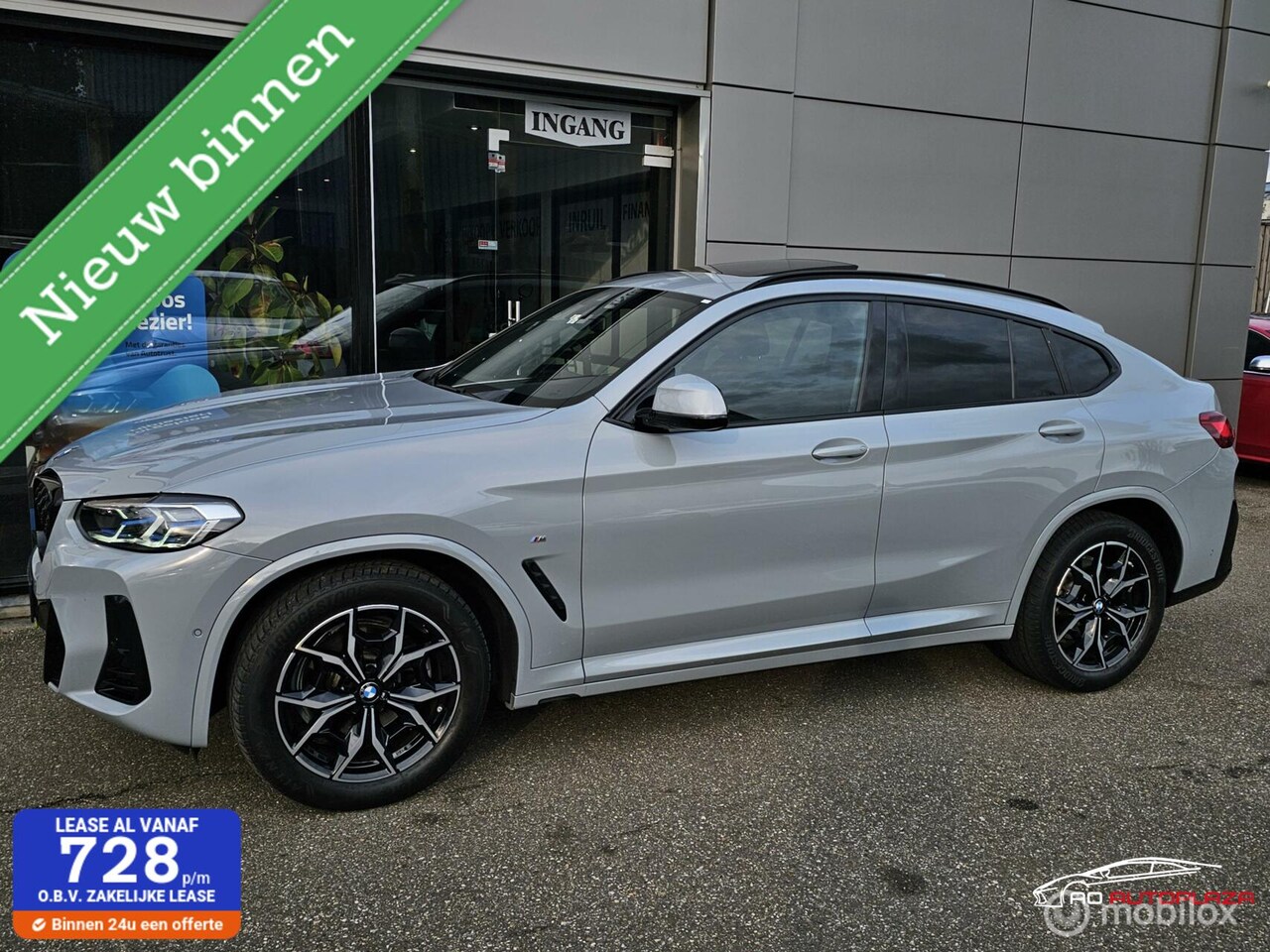 BMW X4 - xDrive20i M Sport Panorama/Brooklyn grey/Laser - AutoWereld.nl