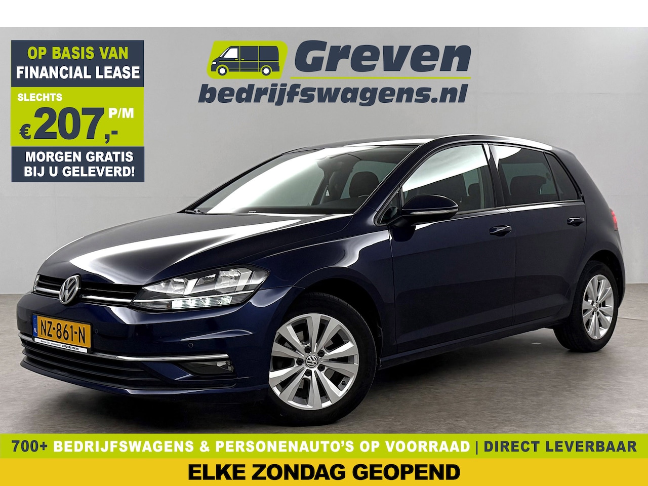Volkswagen Golf - 1.0 TSI Comfortline Clima Carplay Adaptive Cruise LED Navigatie PDC 16"LMV - AutoWereld.nl
