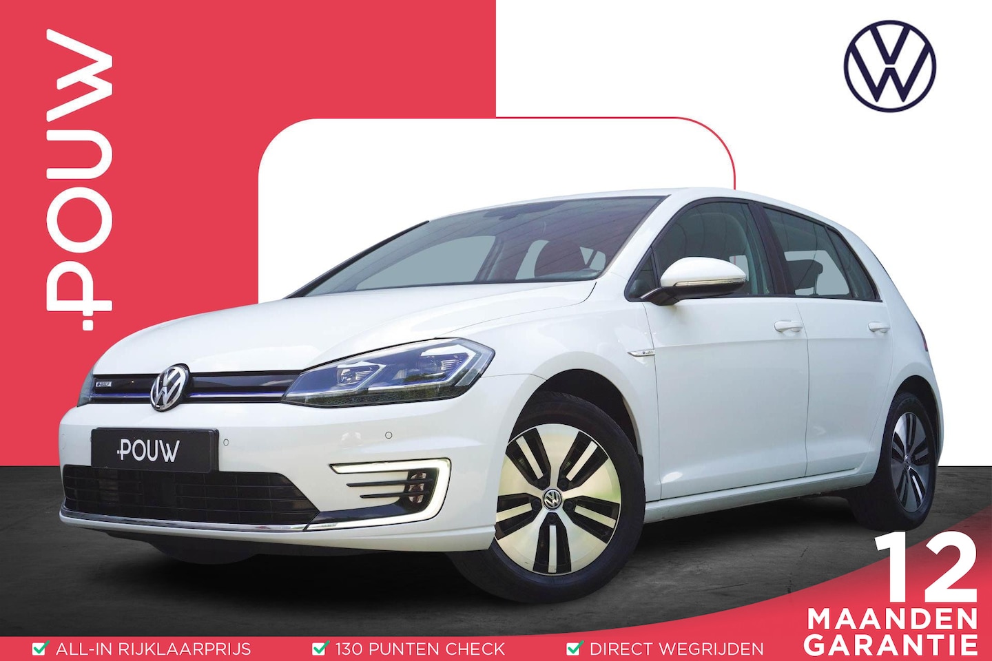 Volkswagen e-Golf - 136pk E-DITION | Keyless | Achteruitrijcamera | Navigatie - AutoWereld.nl