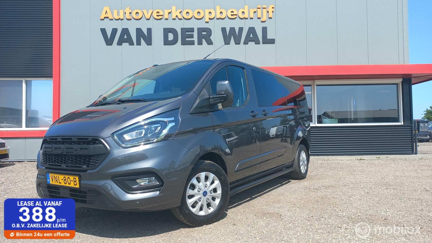 Ford Transit Custom - 320 2.0 TDCI L2H1 Limited DC/2XSCHUIFDEUR/LEER - AutoWereld.nl