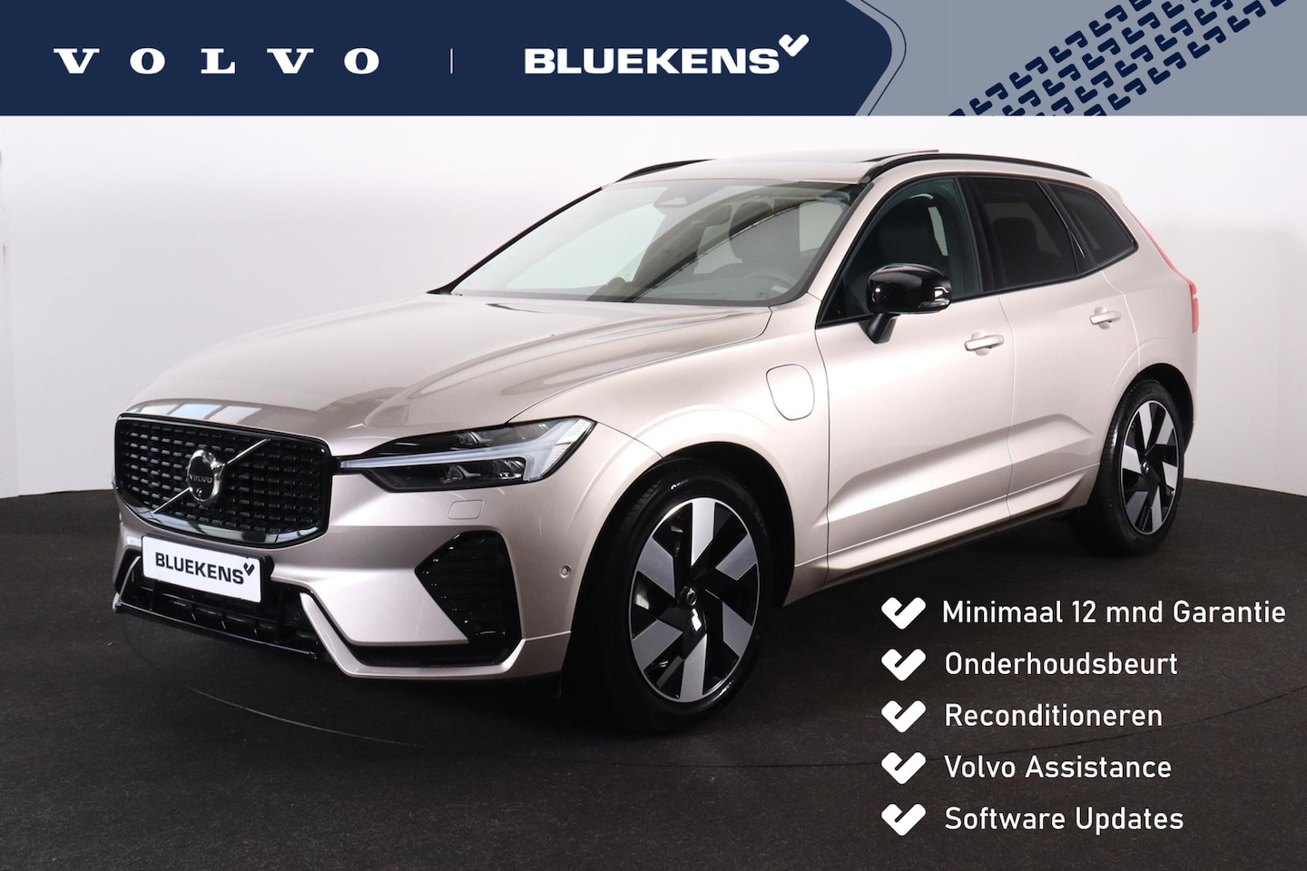 Volvo XC60 - T6 Recharge AWD Ultra Dark - LONG RANGE - Luchtvering - Panorama/schuifdak - IntelliSafe A - AutoWereld.nl