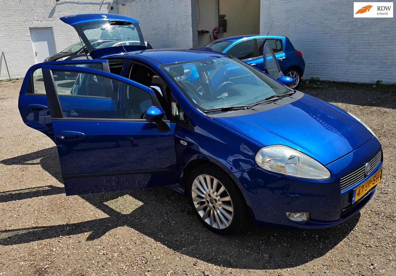 Fiat Grande Punto - 1.4-16V Emotion 5 deurs airco nwe apk - AutoWereld.nl