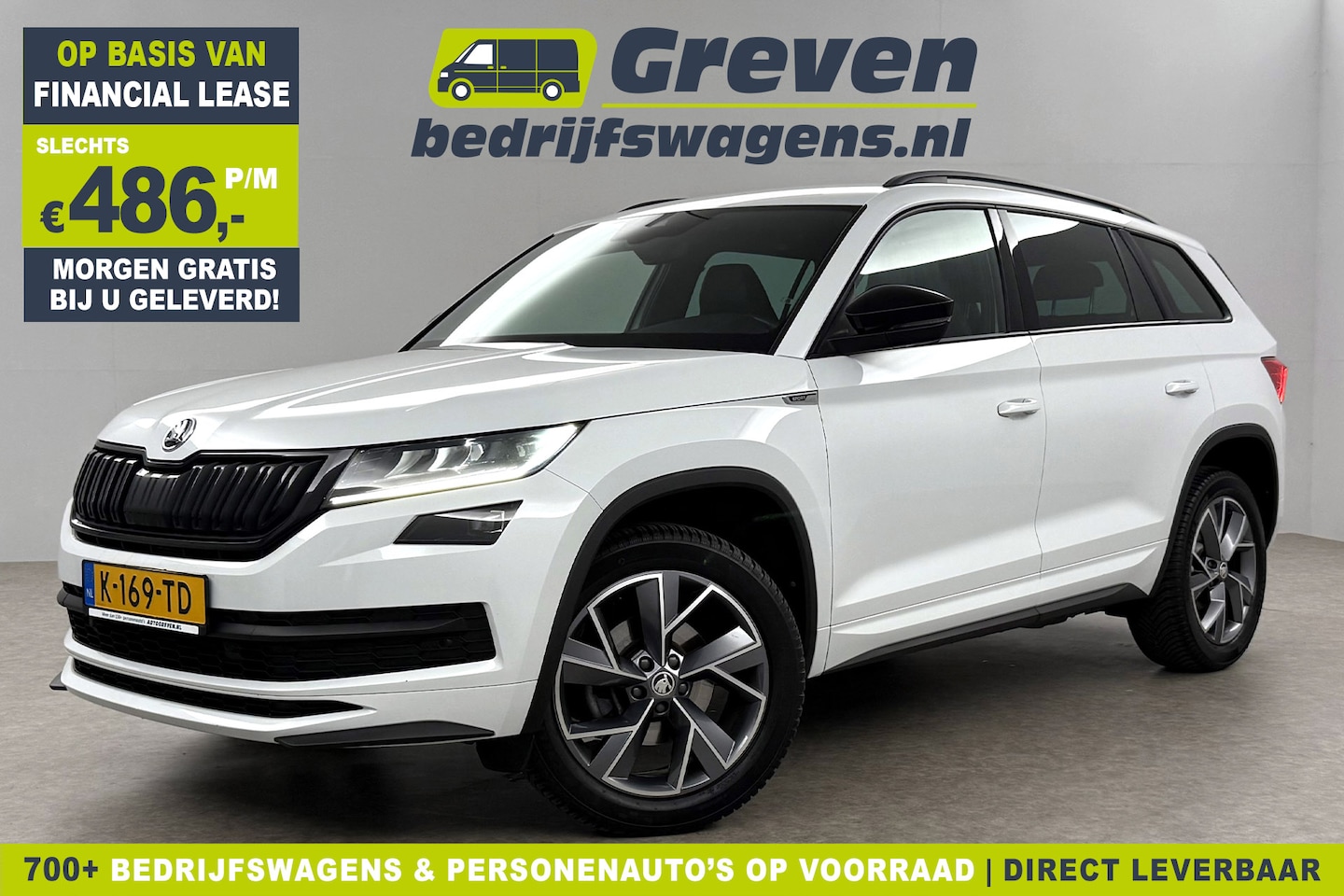 Skoda Kodiaq - 1.5 TSI 150PK Sportline Business Camera Sfeerverl. LED Virtual Carplay Memory Clima Cruise - AutoWereld.nl
