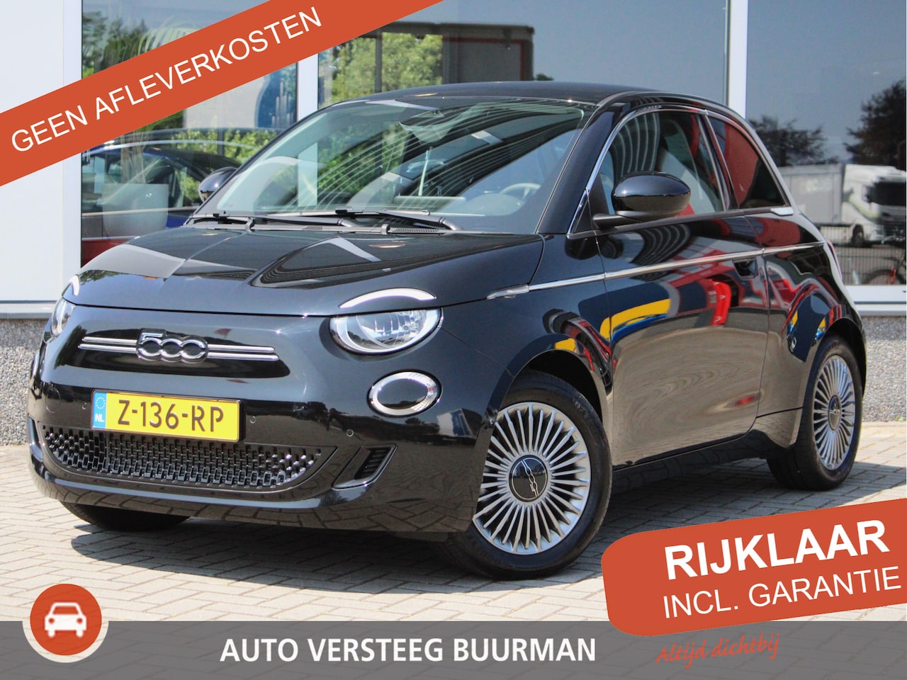Fiat 500 - 42 kWh Cruise en Climate Control, Parkeersensoren Voor en Achter, Carplay/Android Auto - AutoWereld.nl