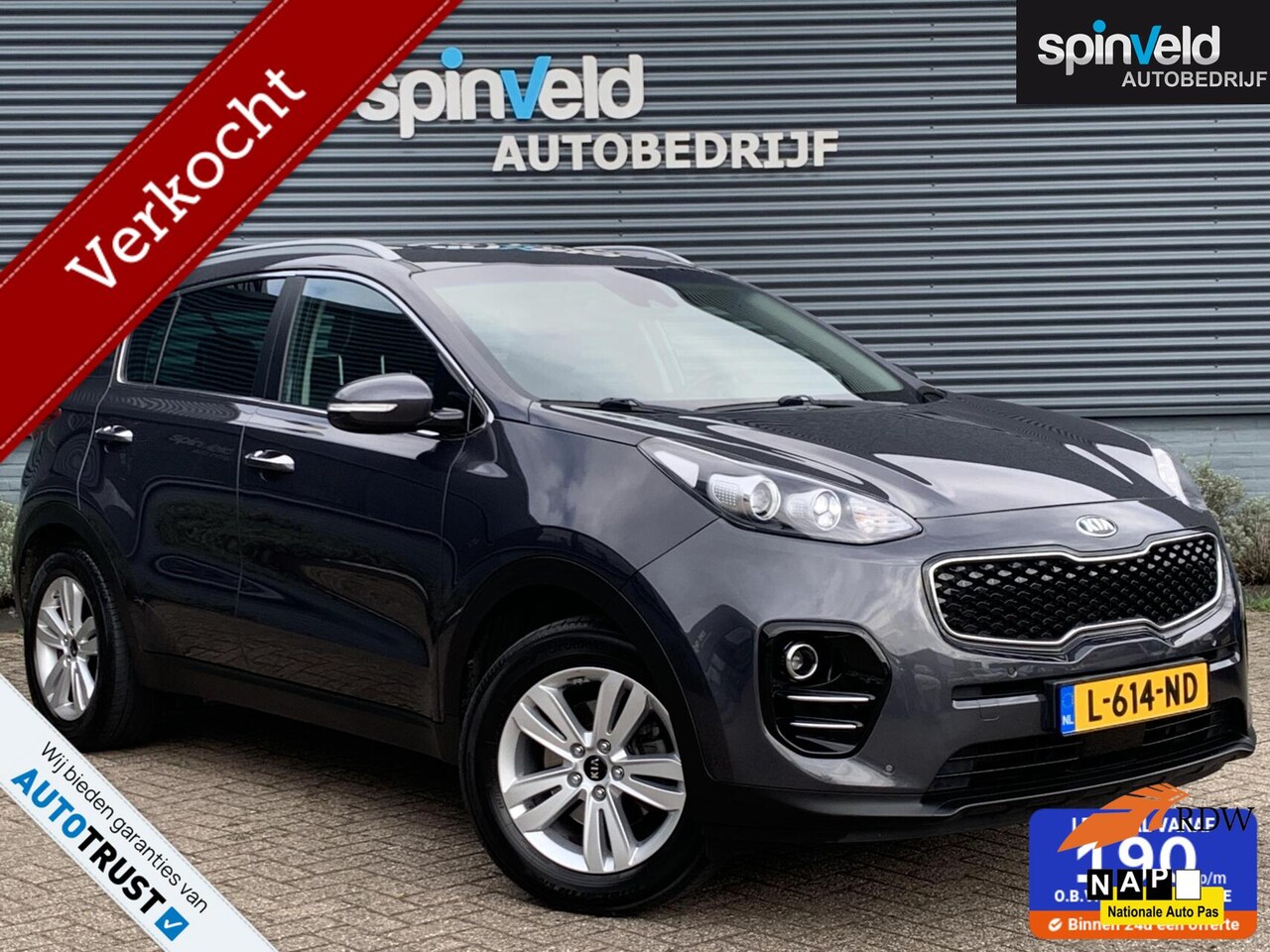 Kia Sportage - 1.6 GDI ExecutiveLine BJ`17 BTW -auto Dealer ond. Navi LED - AutoWereld.nl