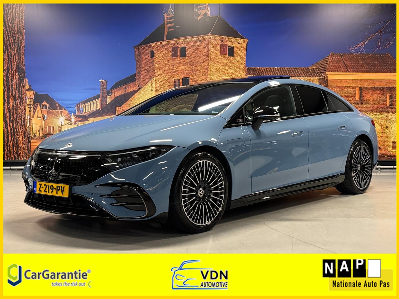 Mercedes-Benz EQS - 450 4MATIC AMG Line 108 kWh Hyperscreen Burmester Panodak - AutoWereld.nl