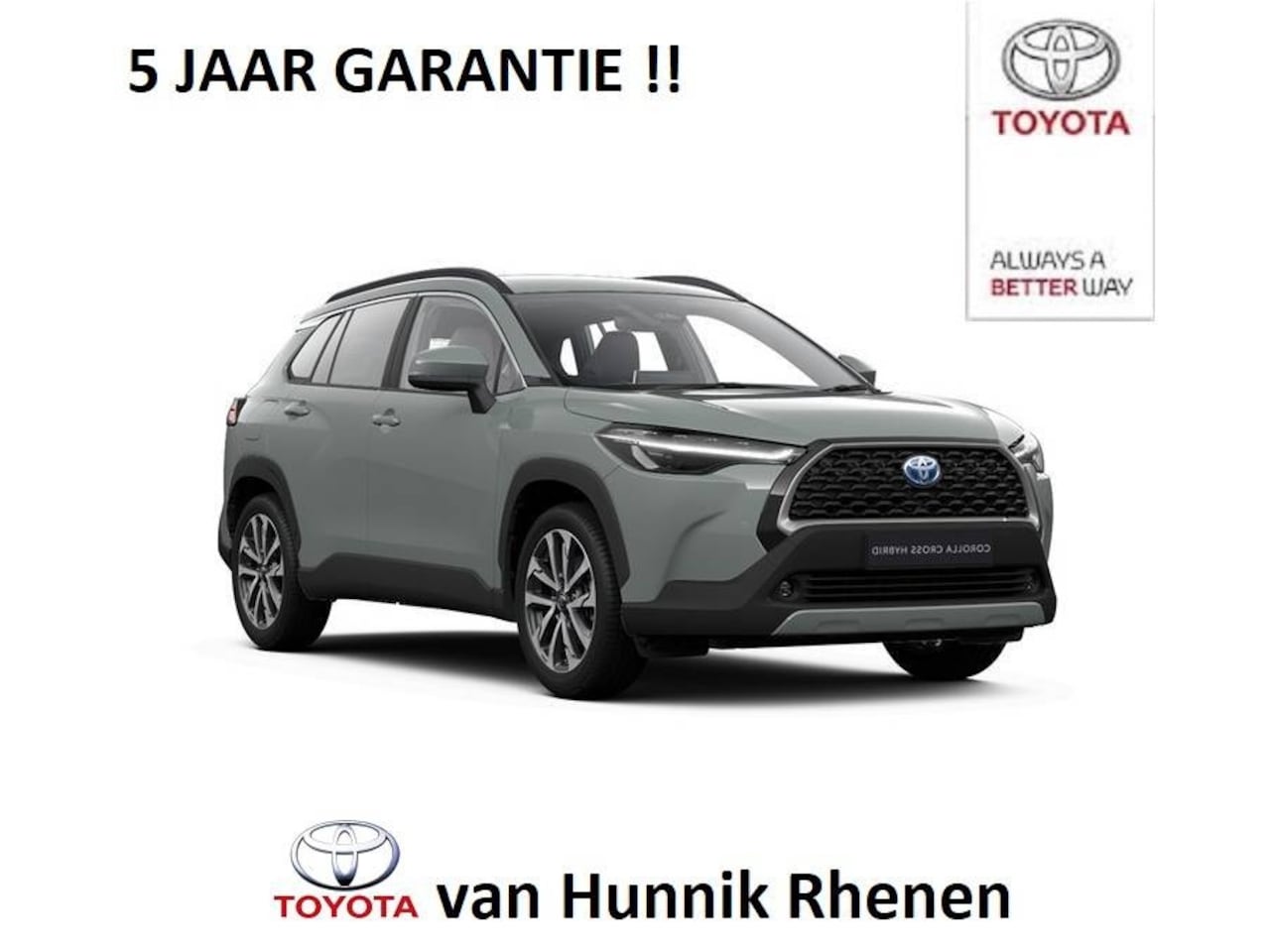 Toyota Corolla Cross - 1.8 Style Urban Khaki | Apple/Android | Stoel en stuur verw | Do - AutoWereld.nl