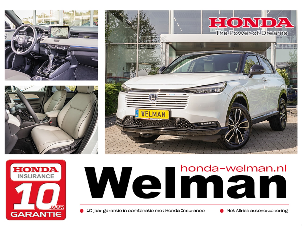 Honda HR-V - 1.5i e:HEV ADVANCE STYLE PLUS - NIEUW - LEDER - FULL HYBRID - AutoWereld.nl