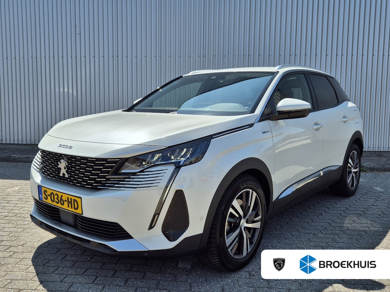 Peugeot 3008 - 1.6 HYbrid 225 180PK | AUTOMAAT | Blue Lease Allure | Rondom zicht camera | Leder / Stoffe - AutoWereld.nl
