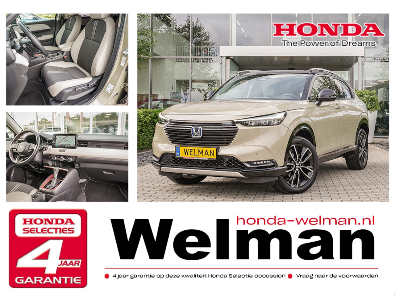 Honda HR-V - 1.5i e:HEV ADVANCE STYLE - FULL HYBRID - PRIVACY GLASS - ZWARTE GRILL - AutoWereld.nl