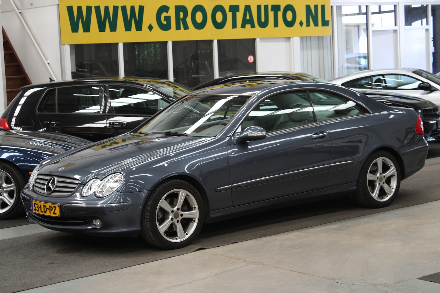 Mercedes-Benz CLK-klasse Coupé - 240 Elegance Automaat NAP, Leder, Airco, Cruise control - AutoWereld.nl