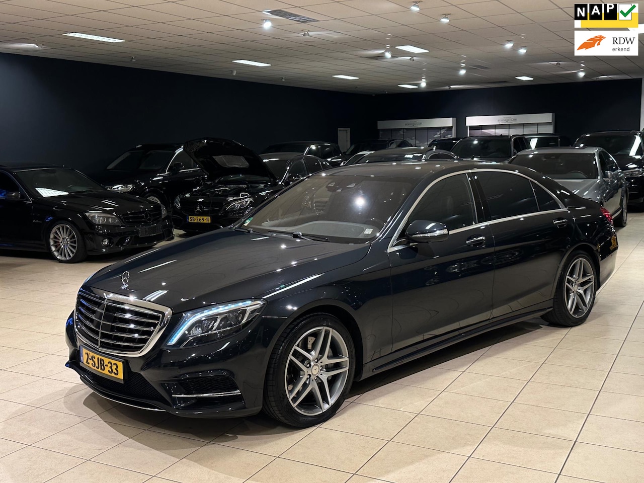 Mercedes-Benz S-klasse - S 500 Lang AMG Pakket|Orig-NL|3xTV|Massage|Distr|Chauffeur-Pakket - AutoWereld.nl