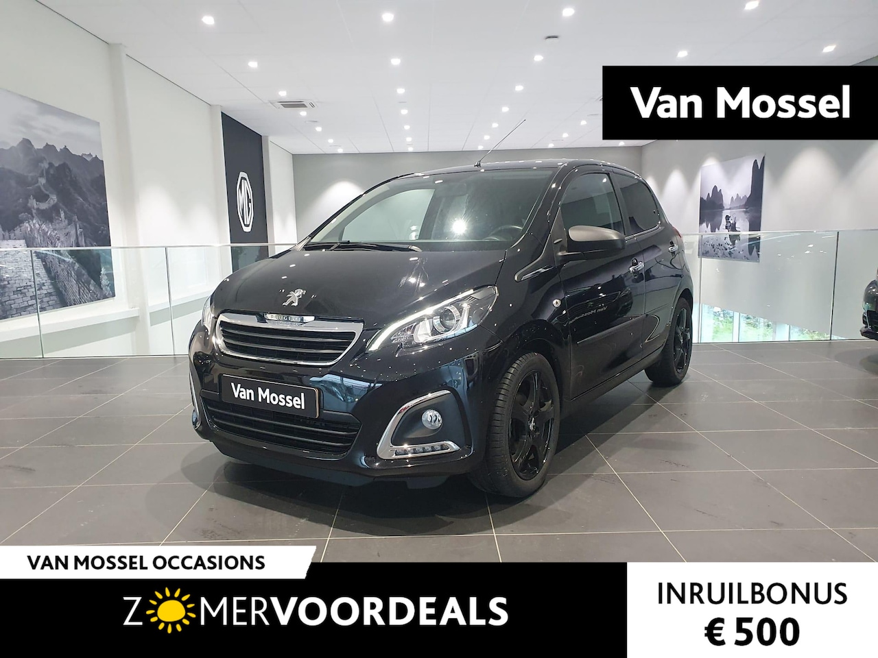 Peugeot 108 - 1.0 e-VTi Allure | UNIEKE AUTO!| Leder | Stoelverwarming | Black Gloss velgen | Camera  | - AutoWereld.nl