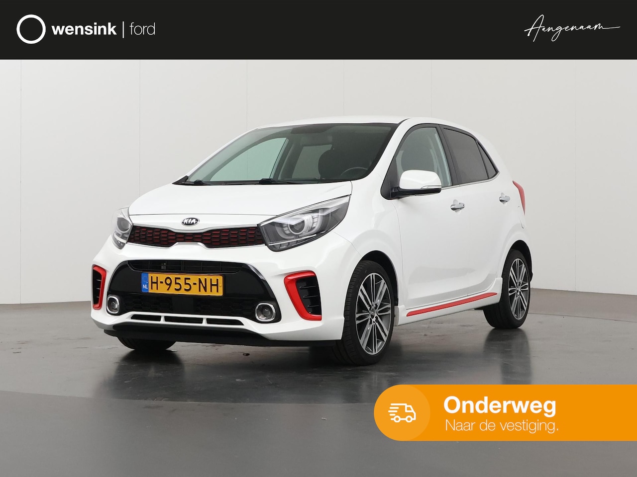 Kia Picanto - 1.0 T-GDI GT-Line | Navigatie | Keyless Go | Stoelverwarming | Leder  | Cruise Control | - AutoWereld.nl