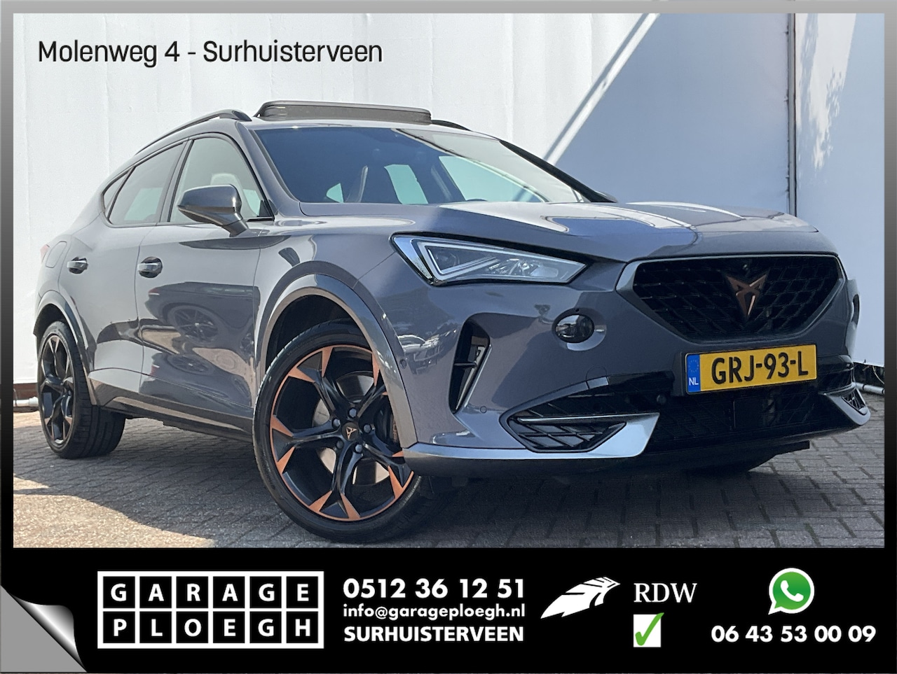 CUPRA Formentor - 1.4 e-Hybrid VZ Performance Pano.dak Carplay 360Cam Trekhaak(1500kg) PHEV - AutoWereld.nl