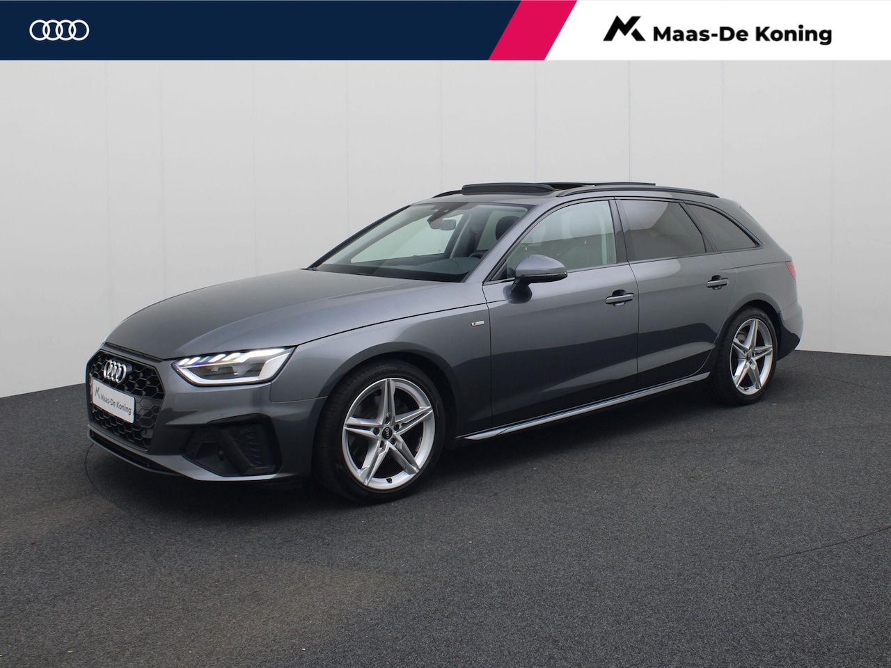 Audi A4 Avant - 35 TFSI/150PK S Line · Panoramadak · Leder · Trekhaak · Apple Car Play · Navigatie · - AutoWereld.nl