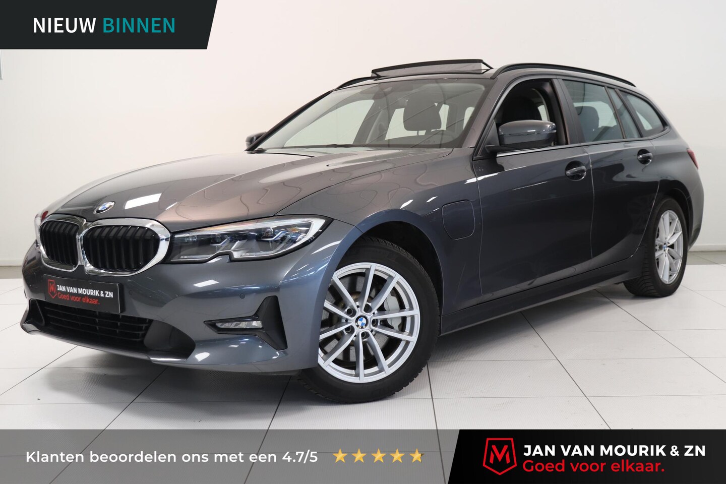BMW 3-serie Touring - 330e Business Edition Plus | | Schuif kanteldak | Navigatie | Leder | Laser LED koplampen - AutoWereld.nl