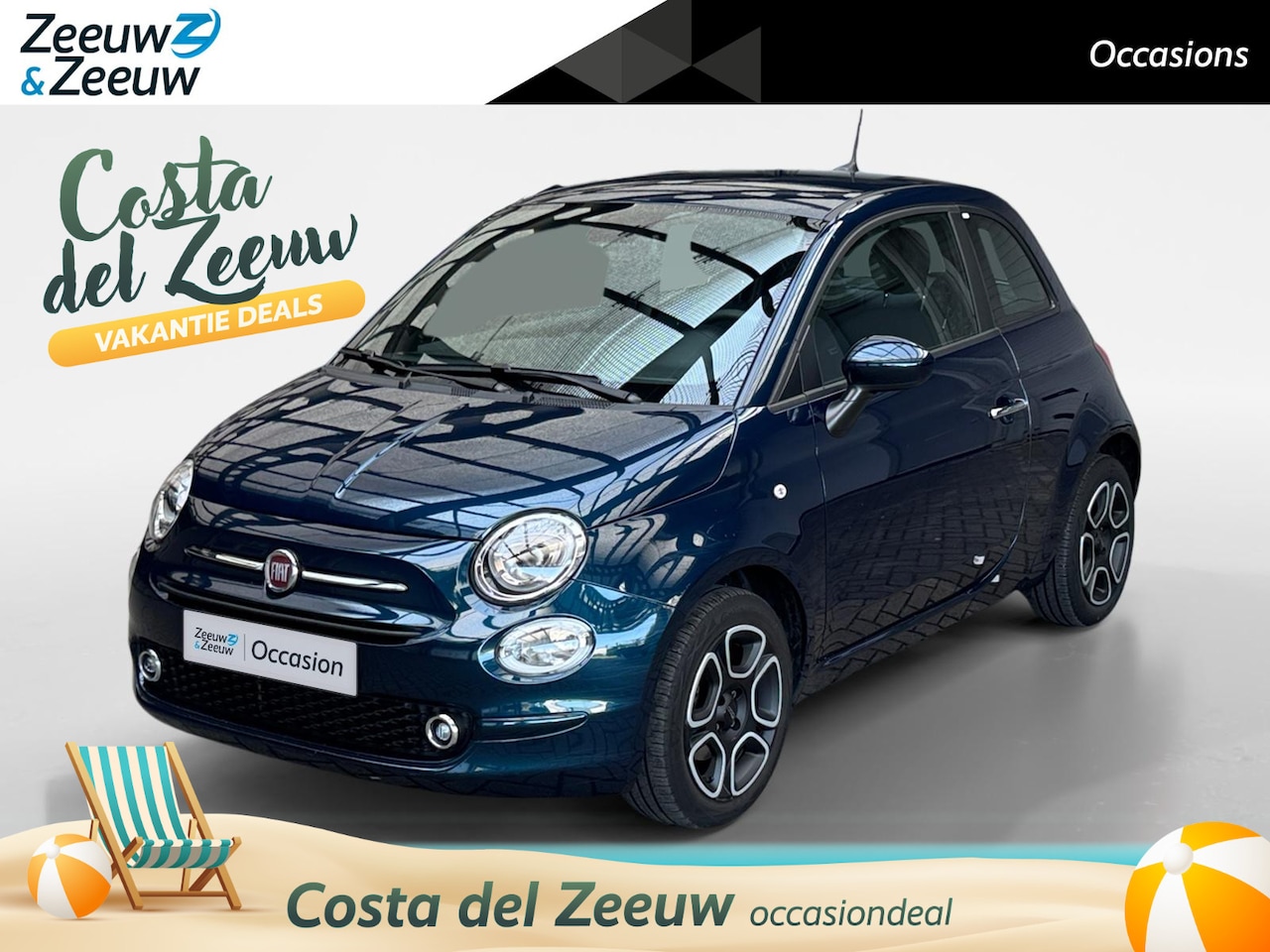 Fiat 500 - 1.0 Hybrid Club | Climate control| City drive| Cruise Control| Parkeersensoren achter| Reg - AutoWereld.nl