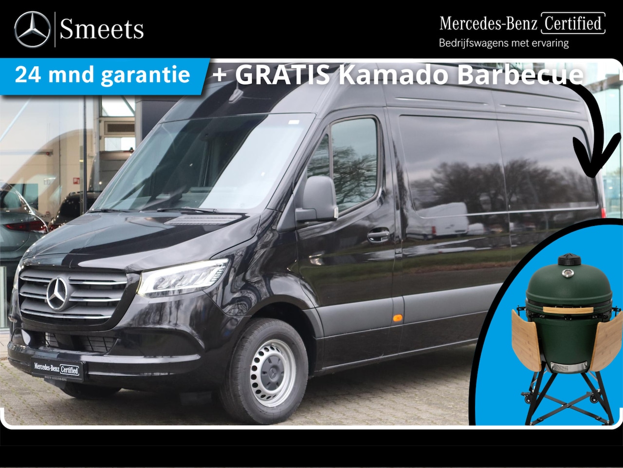 Mercedes-Benz Sprinter - 319 L2H2 PRO LED 3.5T TREKHAAK - AutoWereld.nl