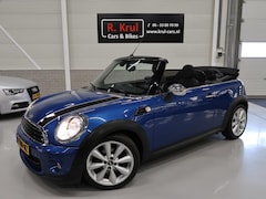 MINI Cabrio - 1.6 One Chili Sportstoelen Airco-ecc Half Leer 17 inch Sportvelgen Parkeersensoren achter