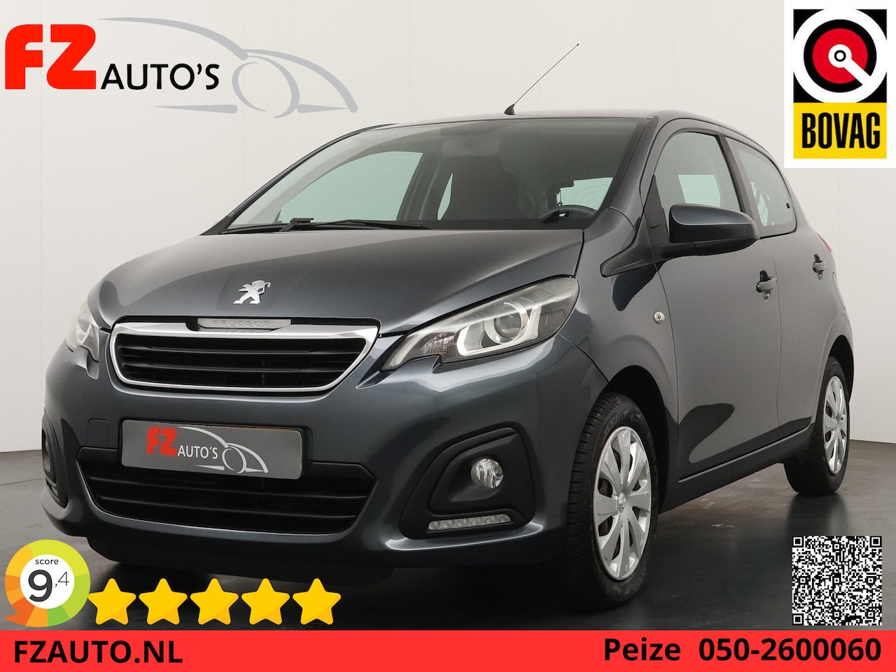 Peugeot 108 - 1.0 e-VTi Blue Lease | 5DRS | Metallic | Airco | - AutoWereld.nl